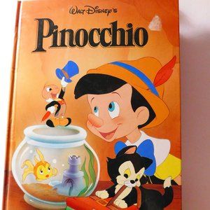 Walt Disney's Pinocchio Classic Storybook 1986 Vintage